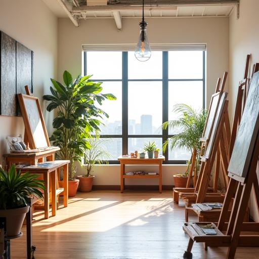 LuntiArts Studio workspace