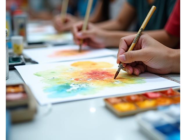 Watercolor painting class